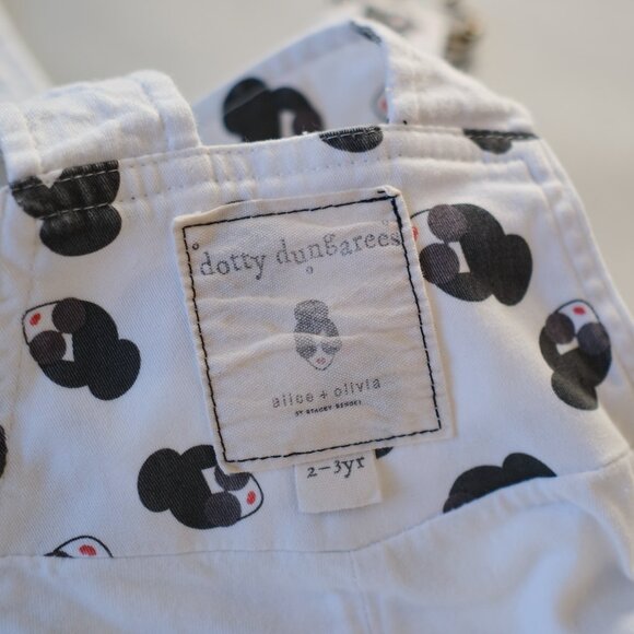 A + O X DOTTY DUNGAREES OVERALLS - Picture 3 of 8